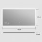 BYECOLD 48&acirc;��X24&acirc;�� Smart Bathroom Mirror Wi-Fi Enabled Weather Display, Anti-Fog LE