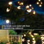 4 Pack 32 Led Solar Garden Lights, Solar Bee Firefly Lights with 2 Lighting Mode