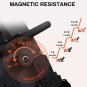 Magnetic Wood Rowing Machine for Home Use with 16 Levels Adjustable Resistance,