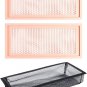 2 Pcs Silicone Floor Register,Floor Register Tra-P Floor Vent Screen Net Fits Fl