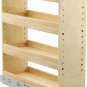 Adjustable Pull Out Cabinet Organizer 4½â W X 24½âH 4-Tier Narrow Cabinet Drawer