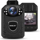 KJ21 Body Camera, 1296P Body Wearable Camera Support Memory Expand Max 128G 8-10