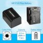 Camcorder Digital Video Camera Travel Charger and 2-Pack 3.7V 2000Mah NP-FV5 plu