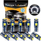 Qoope T5 LED Bulb White 74 73 37 2721 LED Light Bulbs Replacement 3030 3SMD for