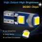 Qoope T5 LED Bulb White 74 73 37 2721 LED Light Bulbs Replacement 3030 3SMD for