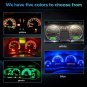 Qoope T5 LED Bulb White 74 73 37 2721 LED Light Bulbs Replacement 3030 3SMD for