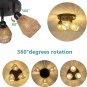 Semi Flush Mount Ceiling Light Fixture,3-Lights Boho Light Fixture Ceiling Mount