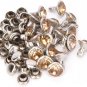 50 Set Rhinestone Rivet, 8MM Synthetic Crystal Rhinestone Colorful Silver Side R