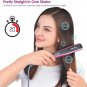 Hair Straightening Brush - Professional Ceramic, Fast Heating, 6 Temp Settings,