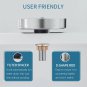 DOILIESE Glass Rinser for Kitchen Sink, Stainless Steel Cup Rinser with High Pre