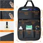 Leather Car Organizer with Tablet Tray,9 Storage Pockets Car Organizer Backseat