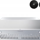 Range Hood Insert 30 Inch, Built-In Kitchen Hood with 600 CFM, Ducted/Ductless C