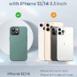 Iphone 13 Case, for Iphone 14 Silicone Case [Military Grade Drop Protection] [An
