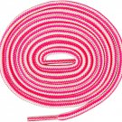 2 Pair Pink round Athletic Shoelaces 30 Colors 1/4" Half round Shoe Laces for Sn