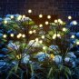 8 LED Solar Garden Lights,4 Pack Solar Firefly Swaying Lights Sway by Wind,Solar