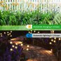 6-Pack Solar Outdoor Lights for Garden, 48 LED Firefly Solar Lights for Outside,