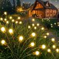 6-Pack Solar Outdoor Lights for Garden, 48 LED Firefly Solar Lights for Outside,