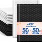4X8" Bubble Mailer 100 Pack Small Padded Envelopes Cute Bubble Mailers Strong Ad