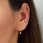 Gold Hoop Earrings Set for Women, 3Pairs 14K Gold Plated Lightweight Hypoallerge