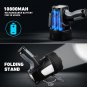 Rechargeable Spotlight Outdoor, 200000 Lumens Led Spotlight Flashlight with Cob