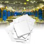 60Pcs Sequins, 50X50Mm 50G PVC Sequins with Double Side Hole Marine Theme Weddin