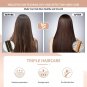 Hair Straightener Brush, Nicebay Ceramic Straightening Brush with 6 Tempï¼Effecti