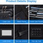 Fireproof Document Box with Lock and Handle, Fireproof Portable Collapsible Box