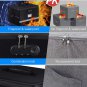 Fireproof Document Box with Lock and Handle, Fireproof Portable Collapsible Box