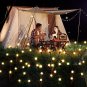 Solar Garden Lights Outdoor Lighting:4 Pack Upgraded 8 LED Solar Powered Firefly