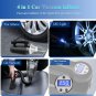 Fahuac 4-In-1 Car Vacuum Cleaner Tire Inflator - Portable High Power Handheld Ca