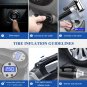 Fahuac 4-In-1 Car Vacuum Cleaner Tire Inflator - Portable High Power Handheld Ca
