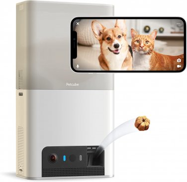 Bites 2 Lite Interactive Wifi Pet Monitoring Camera with Phone App and Treat Dis