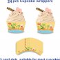 Dinosaur Cake Stand and 24Pcs Dinosaur Cupcake Wrappers 3 Tier Dinosaur Themed P