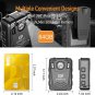 KP20 1440P Body Camera with Audio and Video Recording, H.265,64G Memory, Night V