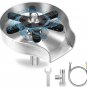 Upgrade 360&Acirc;&deg;Rotating Jet Cup Washer for Sink,Metal Kitchen Sink Glass Rinser,Fau