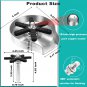 Upgrade 360&Acirc;&deg;Rotating Jet Cup Washer for Sink,Metal Kitchen Sink Glass Rinser,Fau
