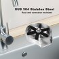 Upgrade 360&Acirc;&deg;Rotating Jet Cup Washer for Sink,Metal Kitchen Sink Glass Rinser,Fau