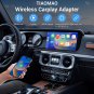 Wireless Apple Carplay Adapter, Wireless Car Dongle for OEM Wired Car Play Cars