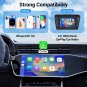 Wireless Apple Carplay Adapter, Wireless Car Dongle for OEM Wired Car Play Cars