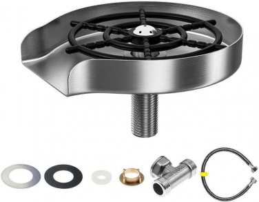 1 Pcz Automatic Glass Rinser, Cup Washer for Sink Comes with Full Instalation Ki