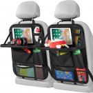Car Backseat Organizer with Tablet Holder-2 Pack,6 Storage Pockets Car Storage O