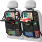 Car Backseat Organizer with Tablet Holder-2 Pack,6 Storage Pockets Car Storage O