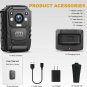1296P HD Police Body Camera,64G Memory, I826 Premium Portable Body Camera,Waterp