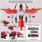Cyberpunk Style Simulation Mechanical Dinosaur Toy Dinosaur Building Block Toy E