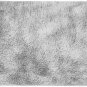Grey Bath Mat Faux Fur Plush Bathroom Rugs Shaggy Soft anti Slip and Durable Bat