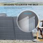 400W Portable Solar Panel, Foldable & Durable, Complete with an Adjustable Kicks