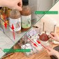 2 Tier Bathroom Organizer with Dividers, Multi-Purpose Clear under Sink Organize