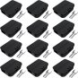 Mouse Stations with Keys 12 Pack, Keyless Design and Key Required Mouse Stations