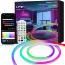 HRDJ Neon Rope Lights, 10FT ICRGB Meteor Ledic,Outdoor Waterproof IP67 DIY Desig