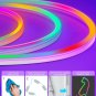 HRDJ Neon Rope Lights, 10FT ICRGB Meteor Ledic,Outdoor Waterproof IP67 DIY Desig